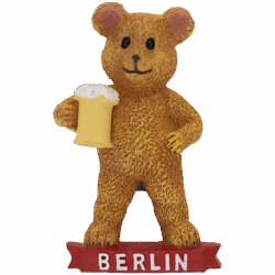 Magnet Poly Bär mit Krug